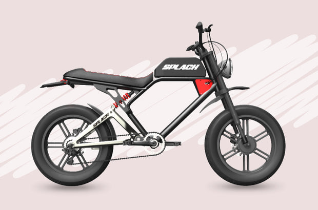 Back-to-School Deal! SPLACH Cross: Harley-Like Hi-Tech E-bike