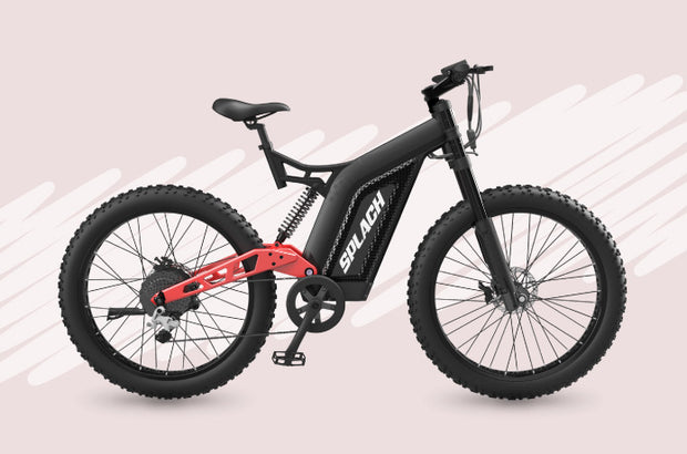 Back-to-School Deal! SPLACH Patriot: Powerful 1500W motor e-bike for fast and long-ranged travel