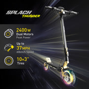 Pre-order!! SPLACH Thunder: Silky Smooth Dual Motor Electric Scooter