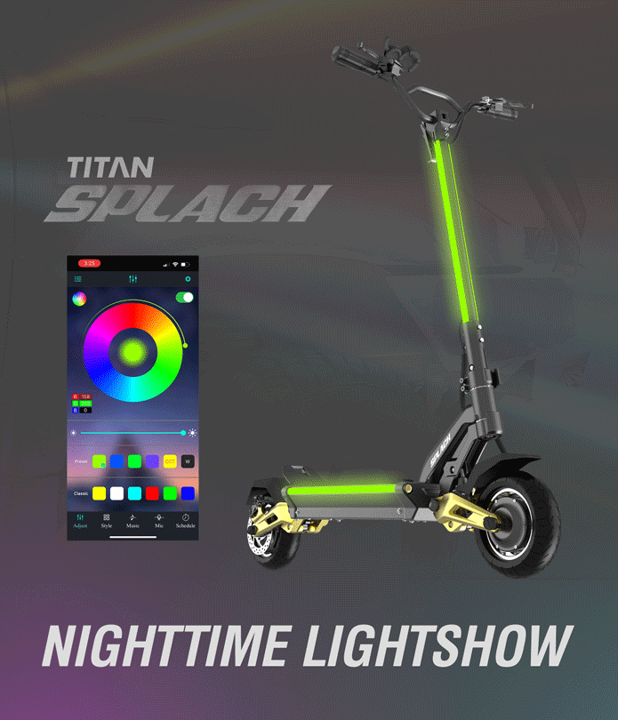 SPLACH Titan 9 Electric Scooter (Open Box & Refurbished)