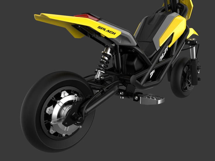 SPLACH TRANSFORMER - A Transformable Motorbike-like E-Scooter